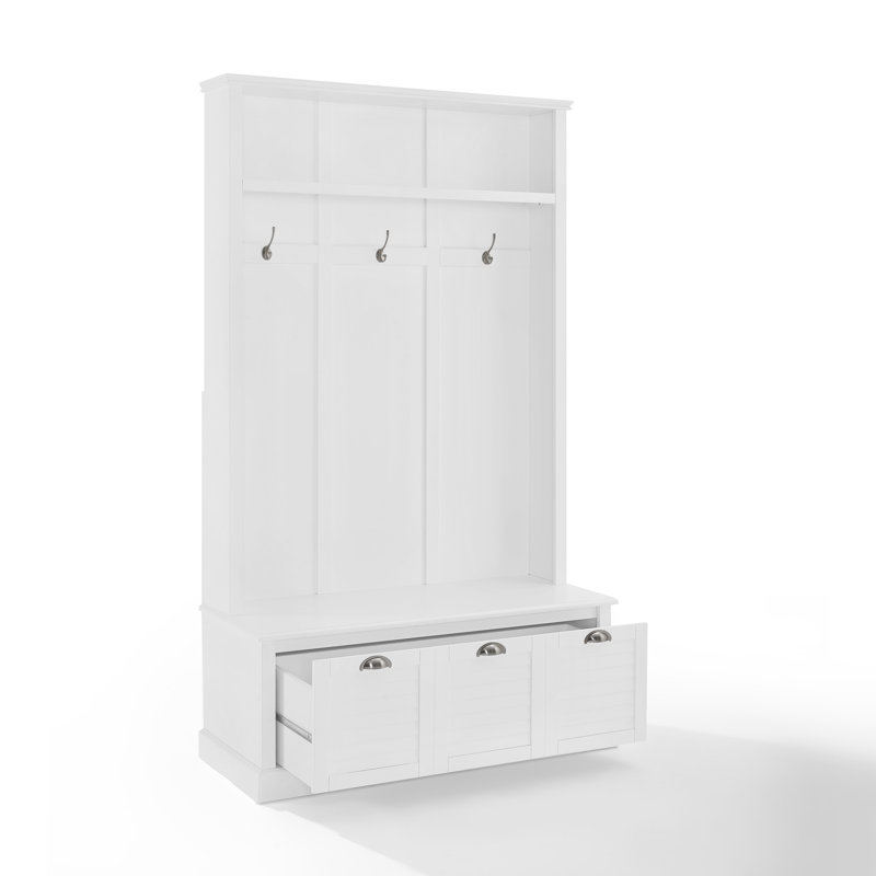 Three Posts™ Corte Hall Tree 42.5'' Wide with Bench & Reviews Wayfair